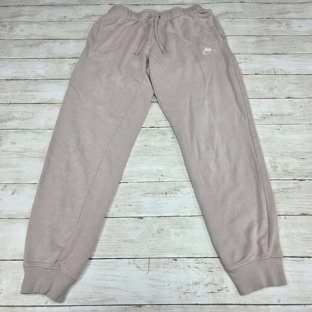Nike Sportswear Club Fleece Jogger Sweatpants Women Small Mauve DQ5191-019